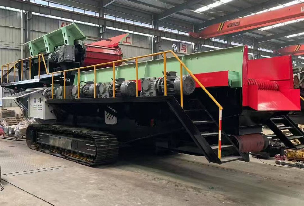 履带式泥石分离机